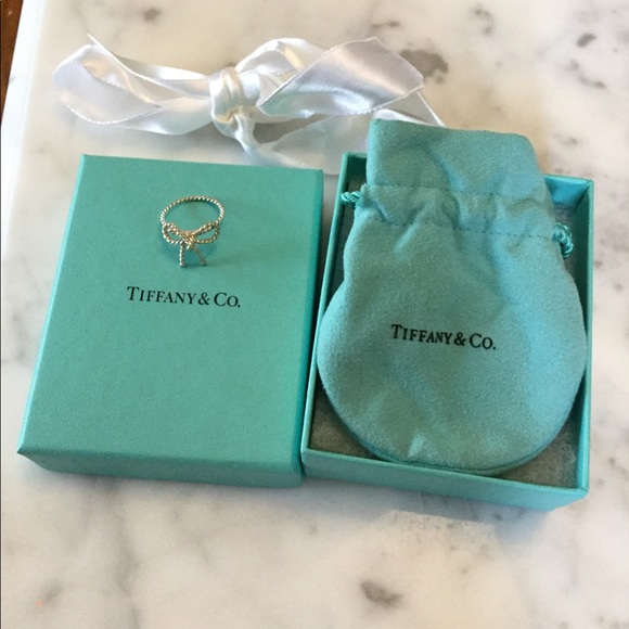 Tiffany & Co. Jewelry - Tiffany & Co. Sterling Silver Bow Ring 6.5